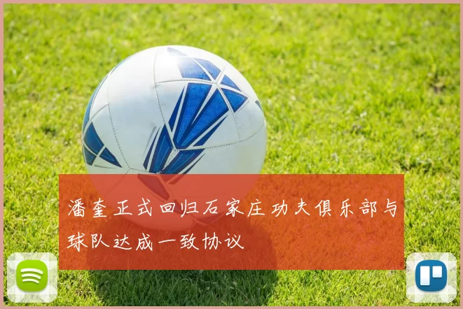 潘奎正式回归石家庄功夫俱乐部与球队达成一致协议